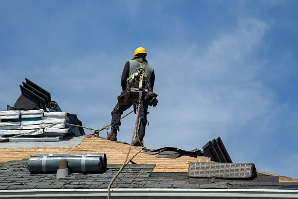 Professional Gutter Installation technician working in Graysville, TN